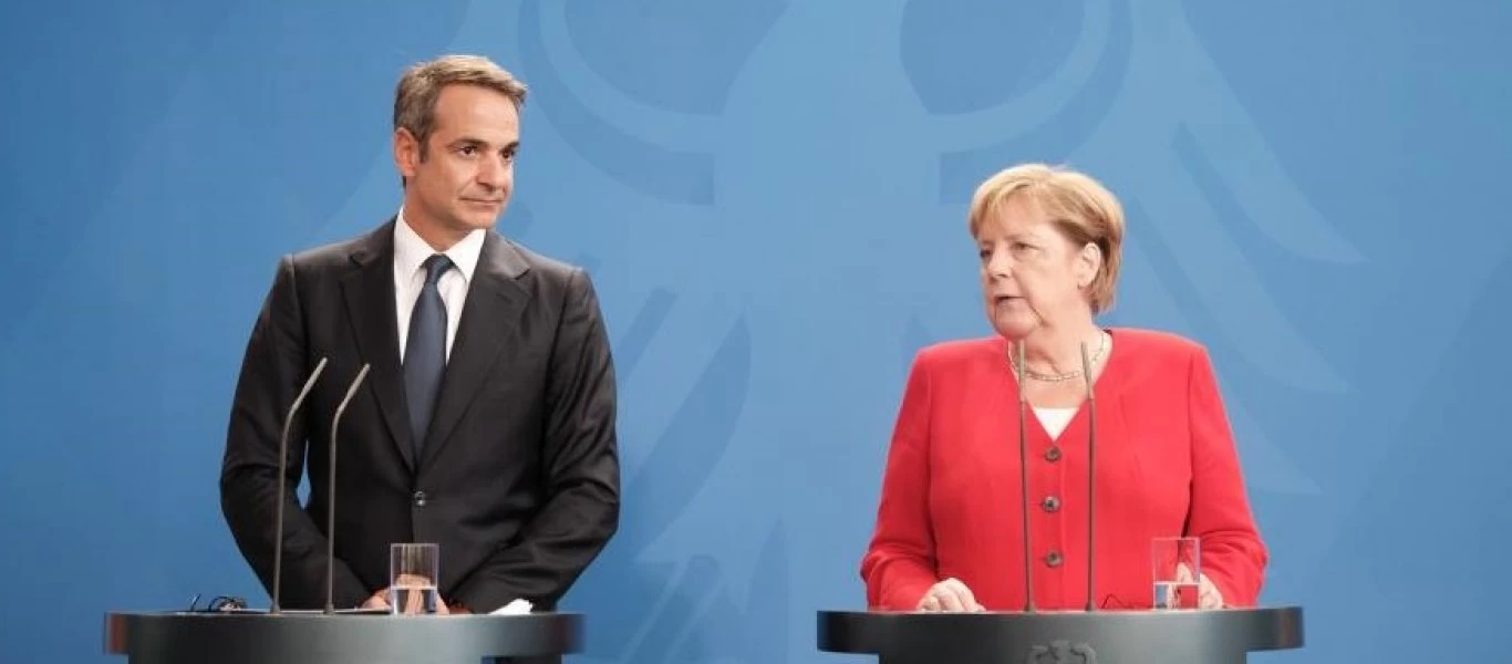 Τηλεφωνική επικοινωνία Κ.Μητσοτάκη - Α.Μέρκελ ενόψει της της Συνόδου Κορυφής